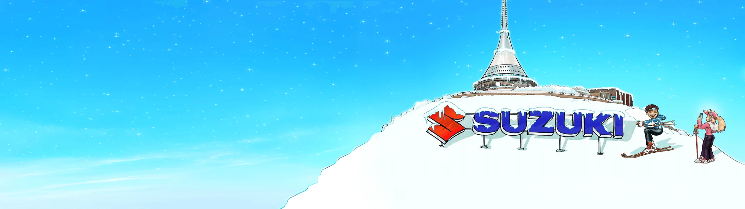 HVĚZDNÝ SJEZD Z JEŠTĚDU PRO SUZUKÁŘE.